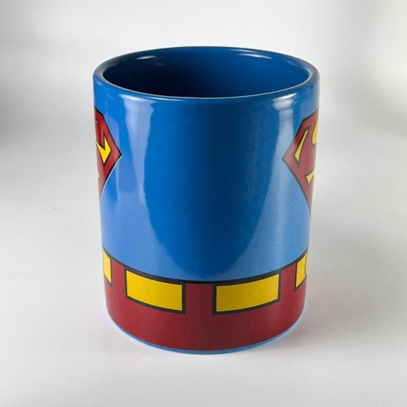 Superman Logo Coffee Cup Mug Multicolor Ceramic DC Comics Souvenir Superhero - Picture 5 of 11